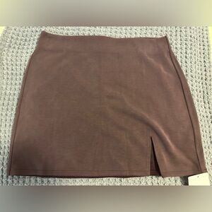 Lululemon Softstreme NWT Hi Rise Large Brown Mini Skirt